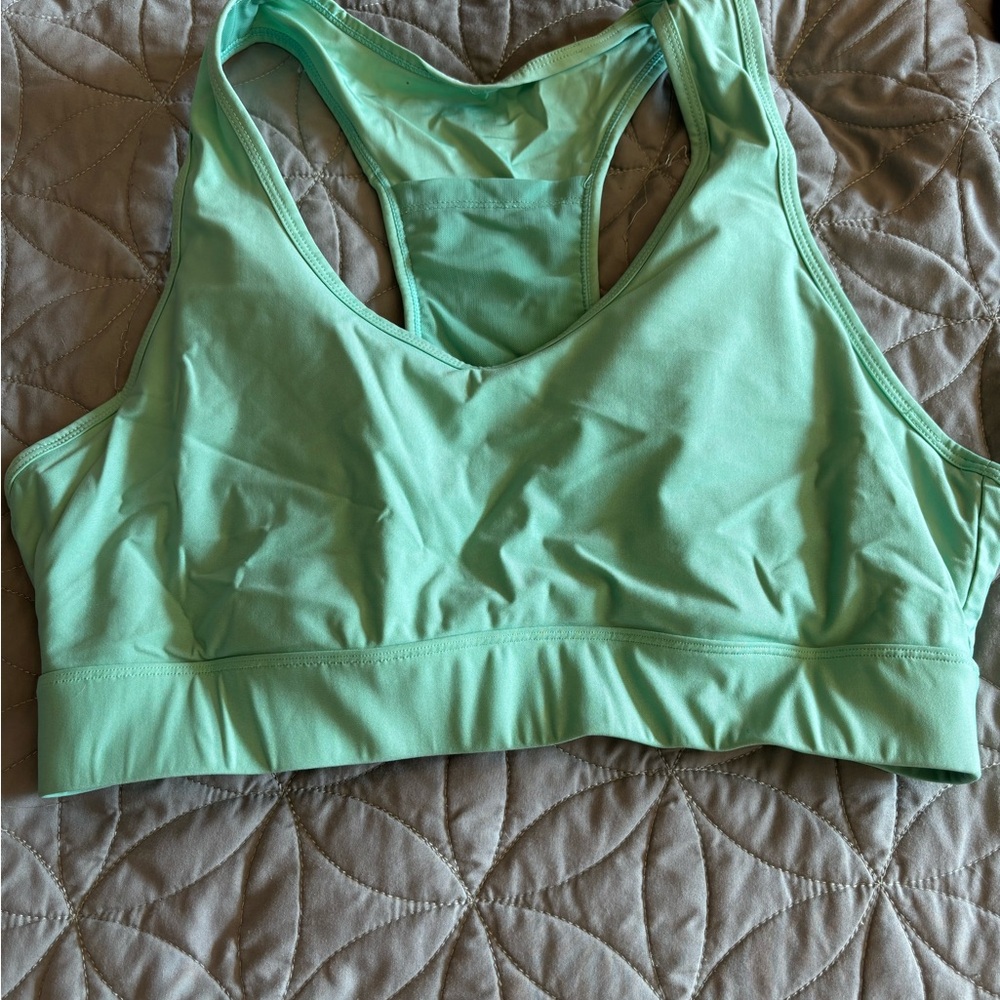 Mint Green Sports Bra